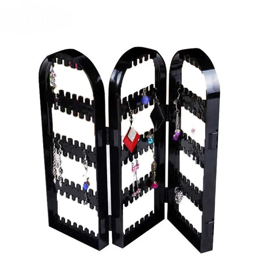 Anyhouz Jewelry Shelf Stand Holder 3 Black Fans