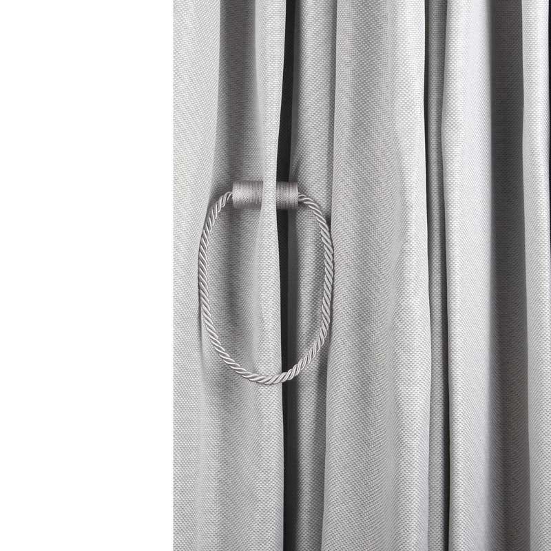 Anyhouz Curtain Tie Silver Magnetic Curtain Tieback