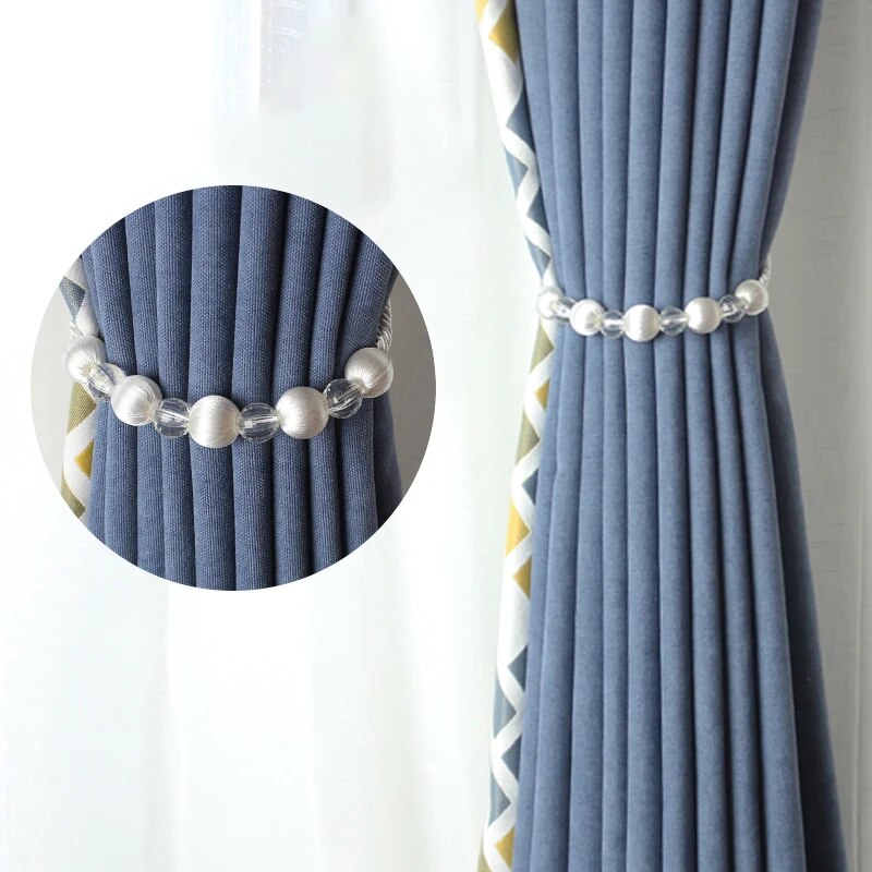 Anyhouz Curtain Tie Gold Bead Curtain Tieback