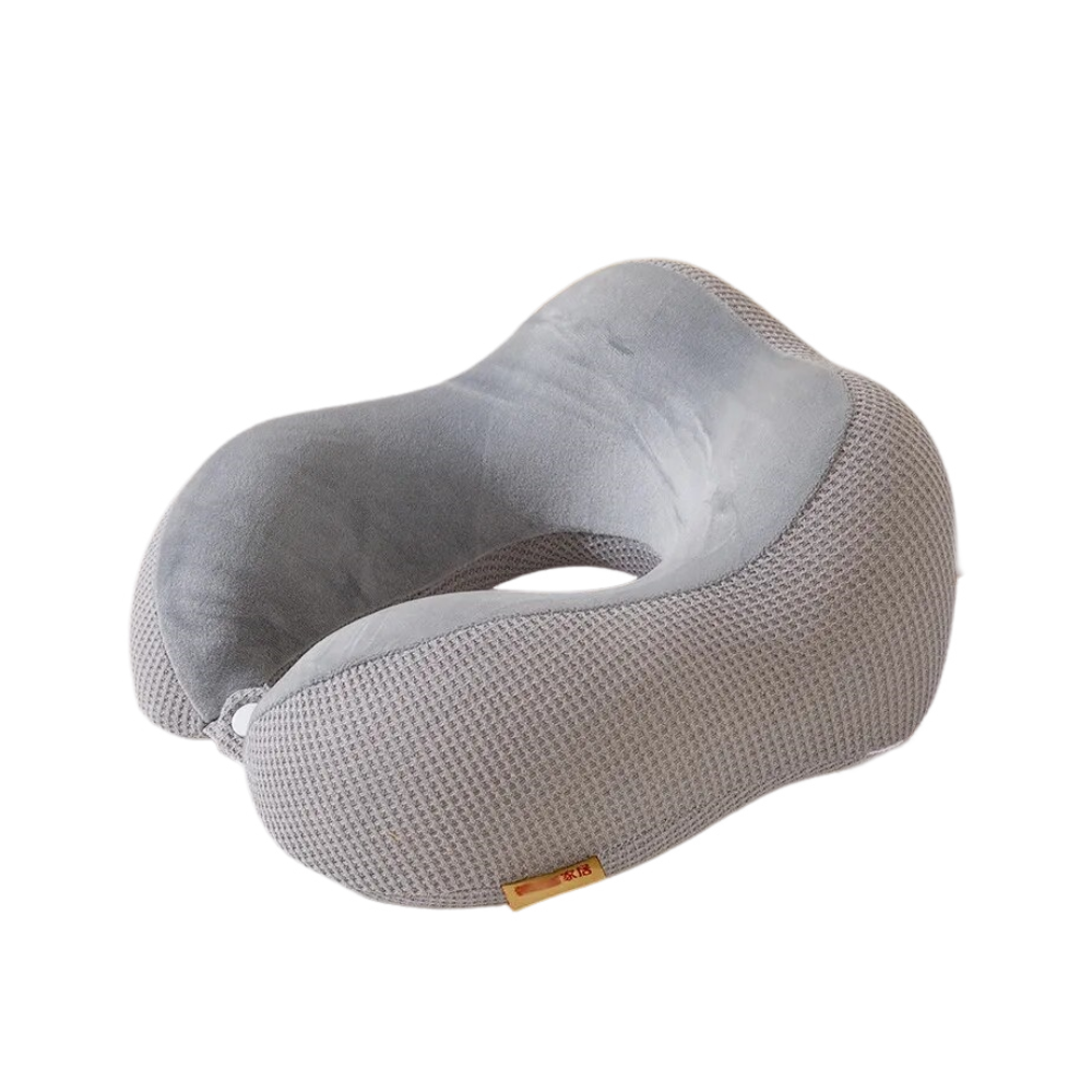 Anypillow Neck Pillow Light Gray 30x25x13cm Memory Foam Slow Rebound Comfortable Sleep Headrest