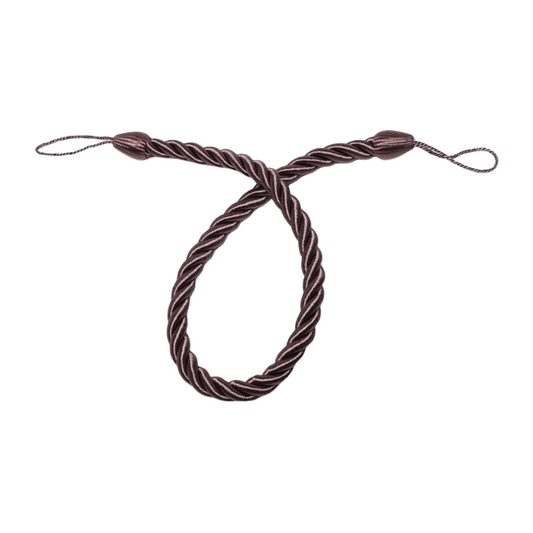 Anyhouz Curtain Tie Dark Brown Simple Curtain Tieback