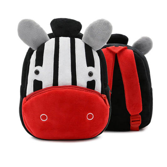 Anykidz 3D Black Zebra Kids School Backpack